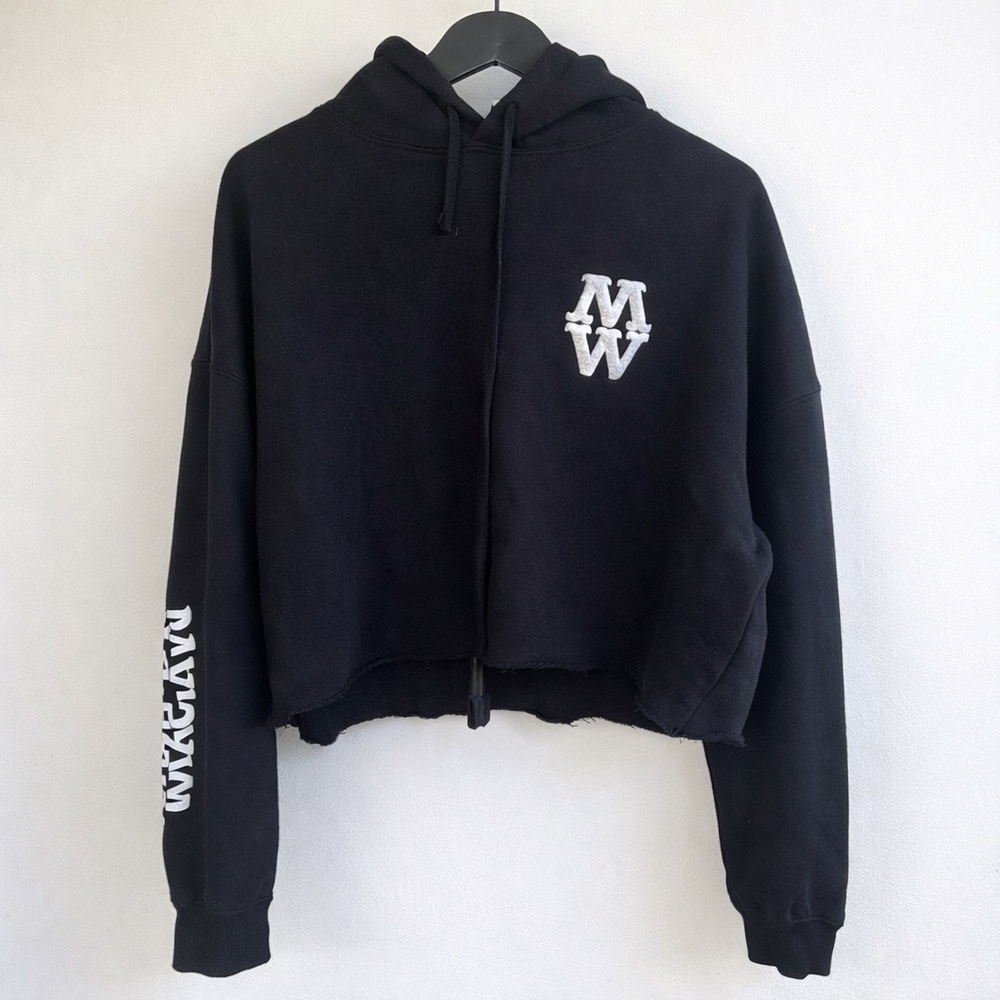 Morgan Wallen Black Cropped Hoodie